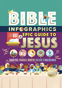 Bible Infographics Epic Guide To Jesus Hands On - Book Cover